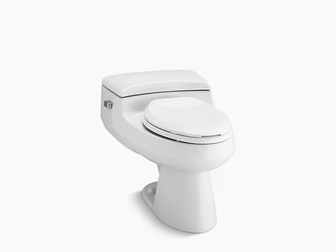 Kohler K 3597 San Raphael Pressure Lite One Piece 1 0 Gpf Toilet - How To Remove Kohler Rialto Toilet Seat